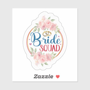 Bride Squad Sticker