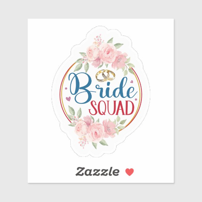 Bride Squad Sticker (Sheet)