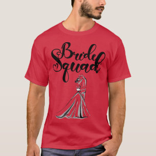 Bride Squad Tees Wedding Anniversary Bride