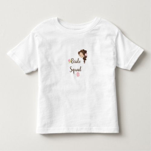 Bride Squad Toddler T_shirt