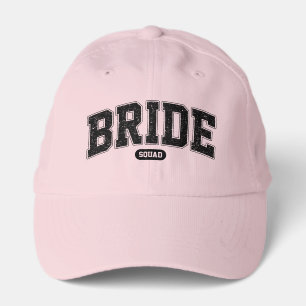 Bride Squad Varsity Typography Bachelorette Party Performance Cap