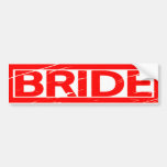 Bride Stamp Bumper Sticker