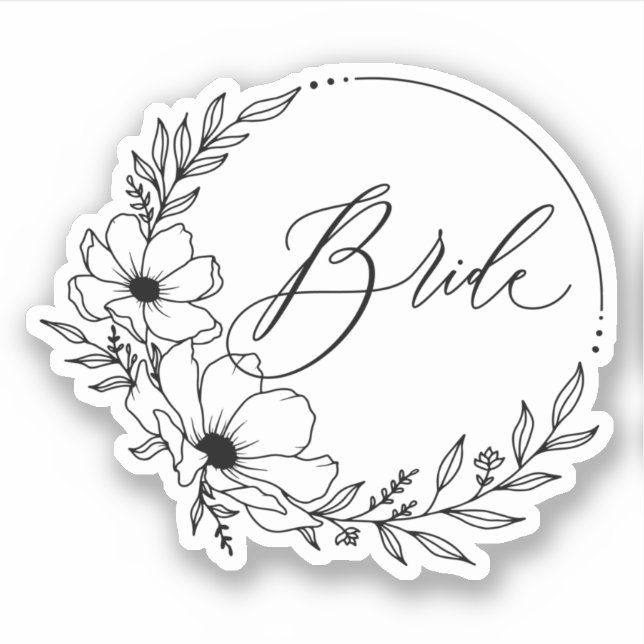 bride sticker (Front)