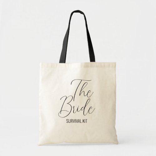 Bride Survival Kit Tote Bag