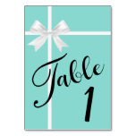 BRIDE Teal Blue Tiara Shower Centerpiece Party   Table Number