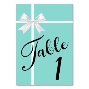 BRIDE Teal Blue Tiara Shower Centerpiece Party   Table Number