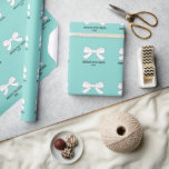 BRIDE Teal Blue Tiara Shower Party Personalized  Wrapping Paper<br><div class="desc">Darling, who doesn't want custom wrapping paper with their name on their presents! This party wrapping paper will add so much fun to your party. Personalize it if you choose, just another fun way to add a special touch to your party. Look for coordinating ribbon and other fun party ideas...</div>