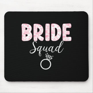 Bride Team Bachelorette Party Coquette Bow Mouse Pad