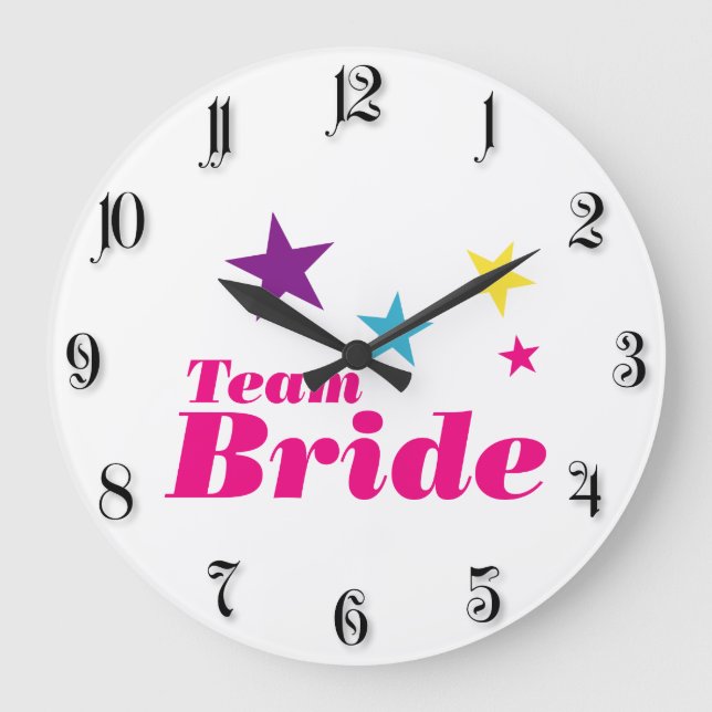 Bride team large clock (Front)