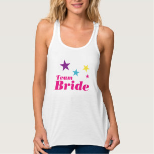 Bride team tank top