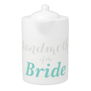 BRIDE & Tiara Tea Party Grandmother Of The Bride Teapot