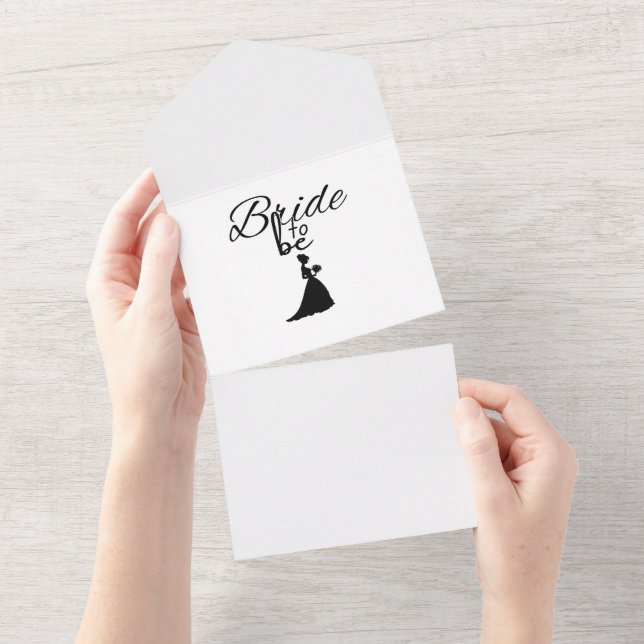 Bride to Be All In One Invitation (Tearaway)