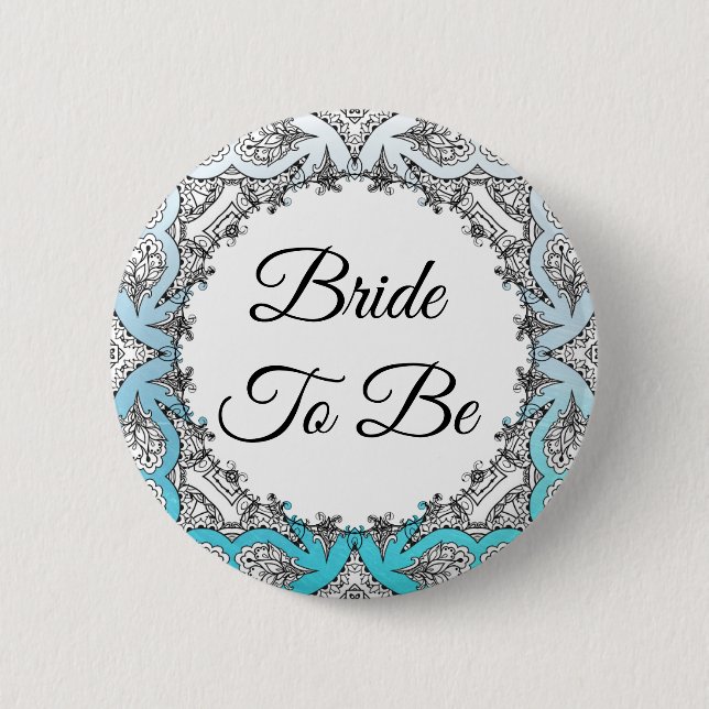 Bride to Be Bachelorette Party  button (Front)