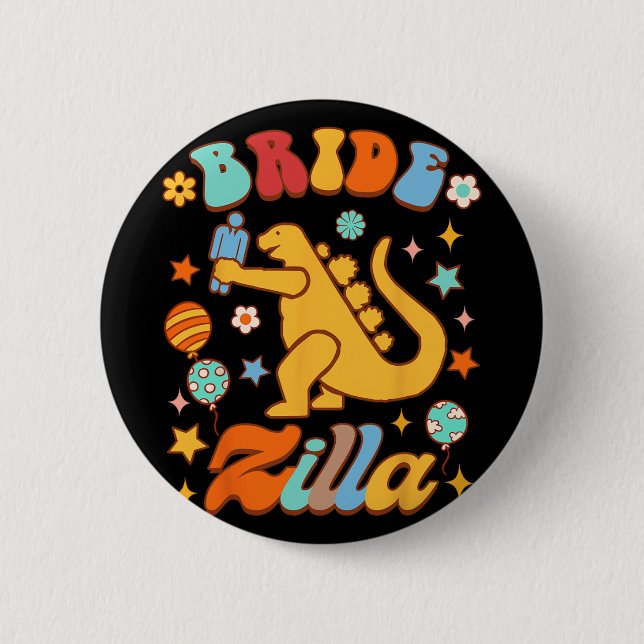 Bride To Be Bridal Bride Shower Bachelorette Bride Button (Front)
