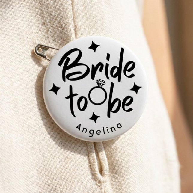 Bride to be Bridal Shower Button (Creator Uploaded)