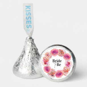 Bride to Be Bridal Shower Sticker Bright Floral Hershey®'s Kisses®