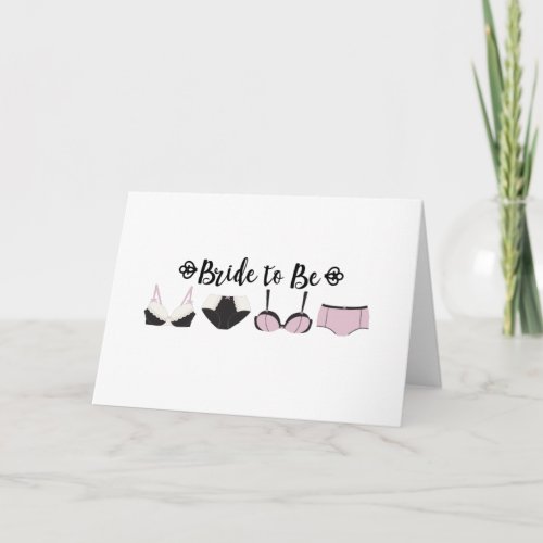 Bride To Be Card