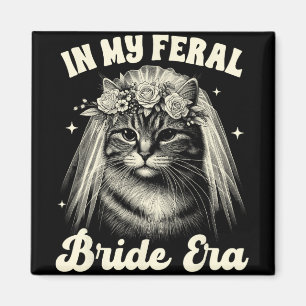Bride To Be Cat Mom Cat Bridal Wedding In My Freal Magnet