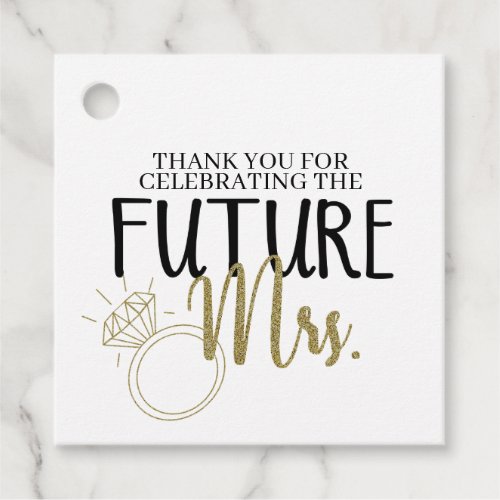 Bride To Be, Future Mrs, Bridal shower, decor   Favor Tags