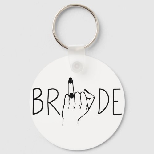 Bride To Be Gift Bachelorette Party Ring Finger Keychain