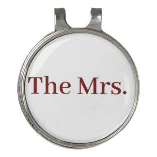 Bride to Be Golf Accessory, The Mrs. Hat Clip