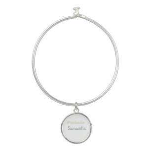 bride to be hashtag bachelorette party bridal show bangle bracelet