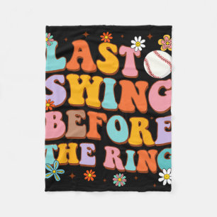 Bride To Be Last Swing Before The Ring Tennis Bach Fleece Blanket