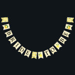 Bride To Be Lemon Bridal Shower Bunting Banner<br><div class="desc">Celebrate the Bride to be with this fun "Lemon Main Squeeze" themed bridal shower.</div>