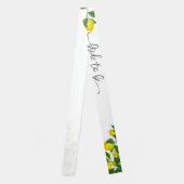 Bride to Be Lemon Custom Bride Sash (Front)