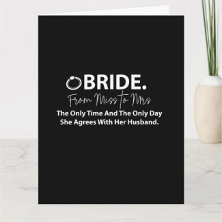 Bride To Be Modern Typography Bride