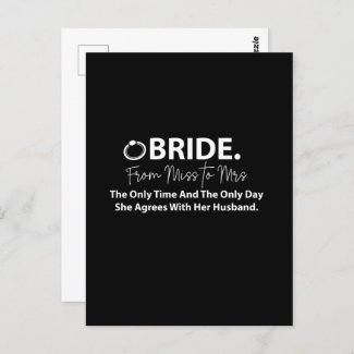 Bride To Be Modern Typography Bride