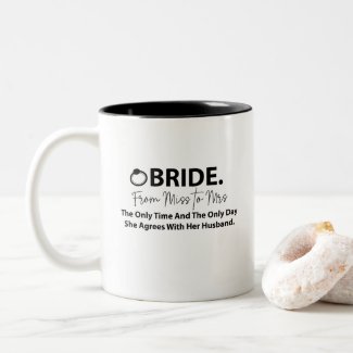Bride To Be Modern Typography Bride