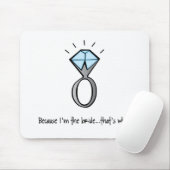 bride to be mouse pad (With Mouse)