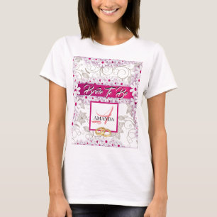 Bride To Be Personalized Monogrammed T-Shirt