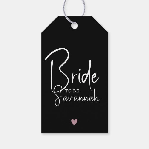 Bride To Be  Personalized Name Gift Tags