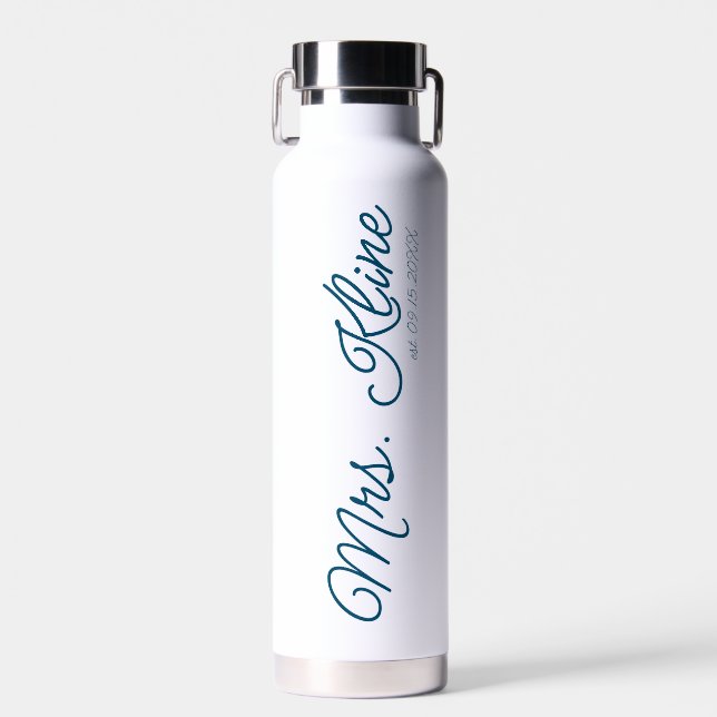 Bride to Be Personalized Water Bottle (Front)