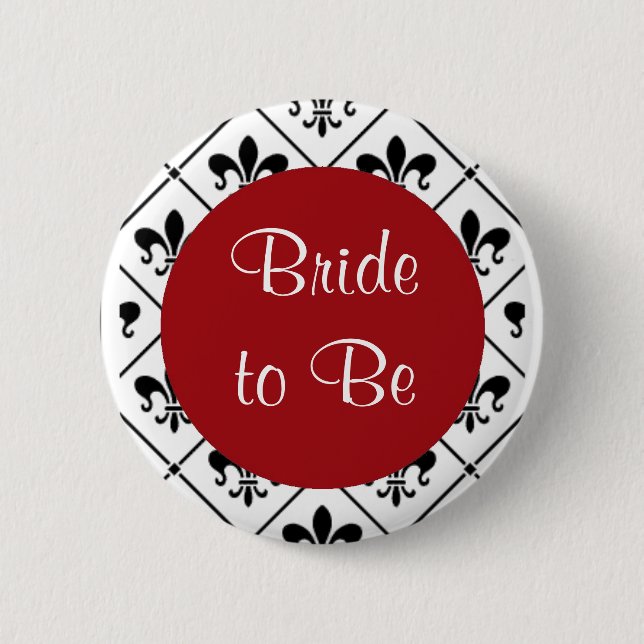 Bride to Be Pinback Button (Front)