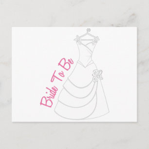Bride To Be Postcard