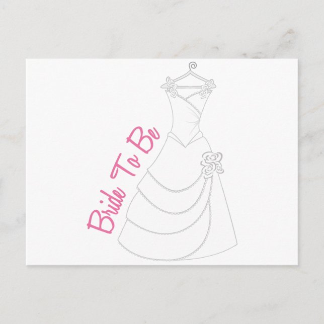 Bride To Be Postcard (Front)