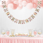 Bride to Be Rustic Pink Fall Floral Bridal Shower Bunting Flags<br><div class="desc">Wedding bridal shower "Bride to Be" bunting banner features rustic floral watercolor designs with roses,  dahlias,  peony flowers,  and greenery in a gorgeous summer and fall palette of burgundy red,  golden yellow,  peach orange,  blush pink,  and shades of green with a beige and blush pink background colors.</div>