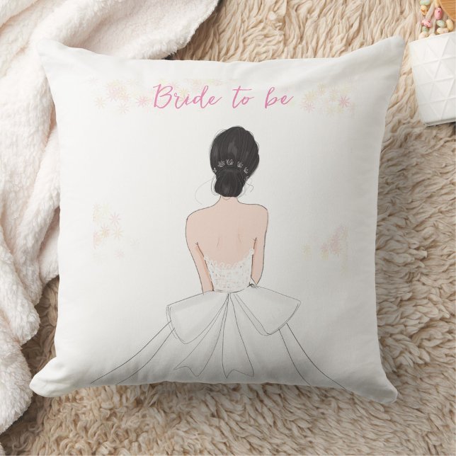 Bride to be, throw pillow (Creator Uploaded)