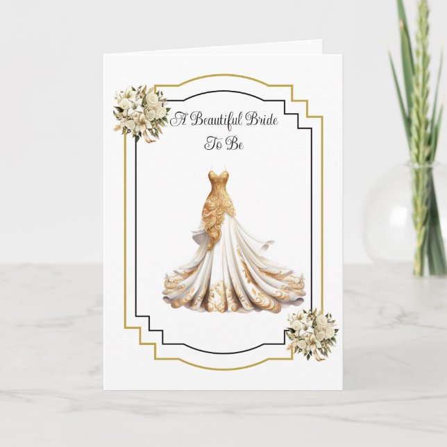 Bride To Be Wedding Card (Front)