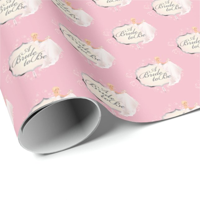 Bride To Be Wrapping Paper (Roll Corner)