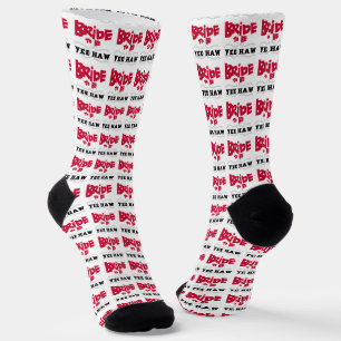 Bride To Be Yee Haw Bachelorette Party Socks
