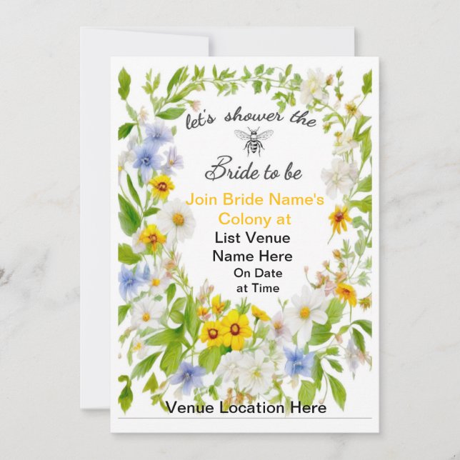 Bride to Bee (Front)