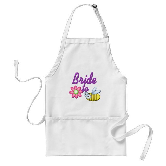 Bride to Bee Adult Apron (Front)