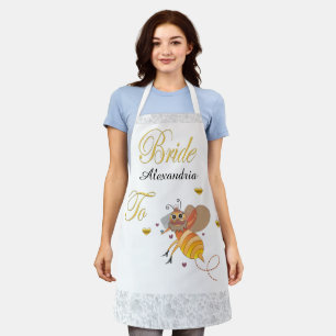 Bride To Bee Bridal Personalize Apron