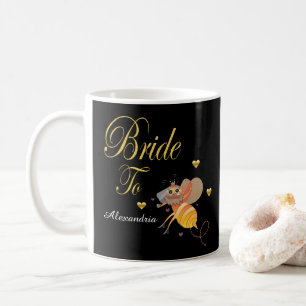 Bride To Bee Bridal Personalize Coffee Mug
