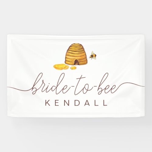 Bride to Bee Bridal Shower Banner