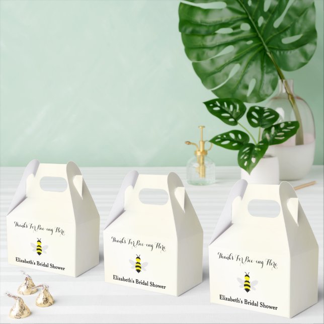 Bride To Bee Bridal Shower Favor Boxes (Multiple)